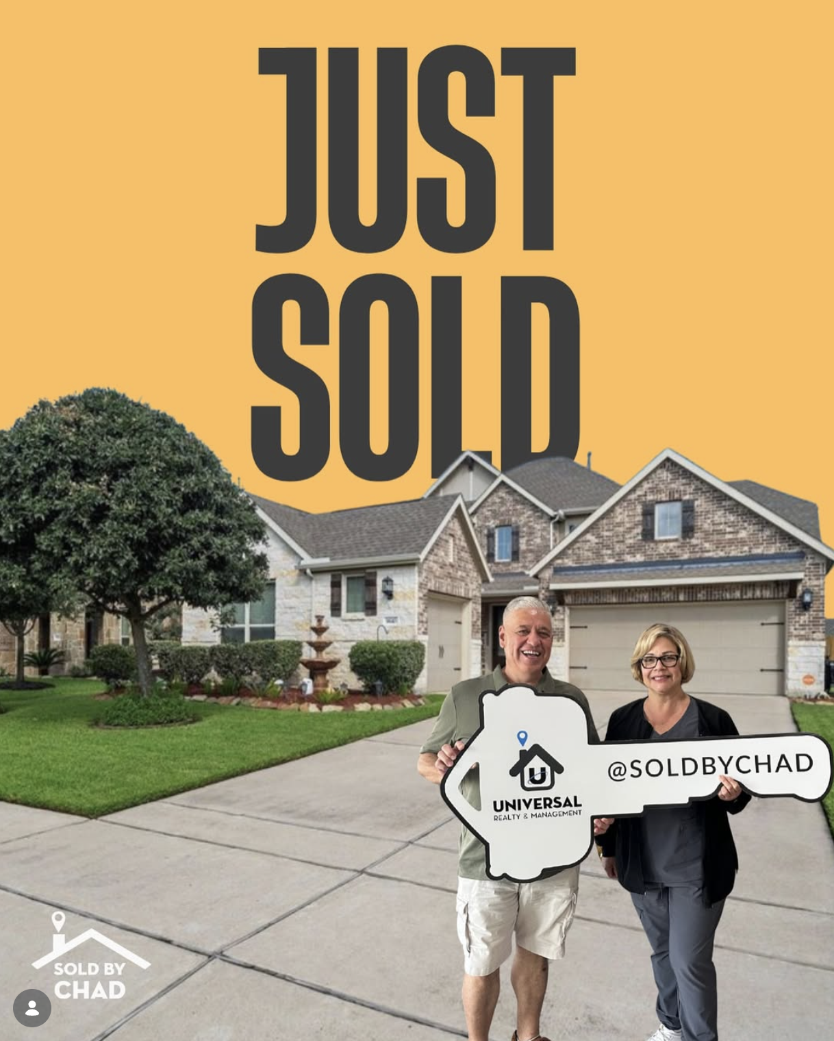 Happy Sold by Chad client