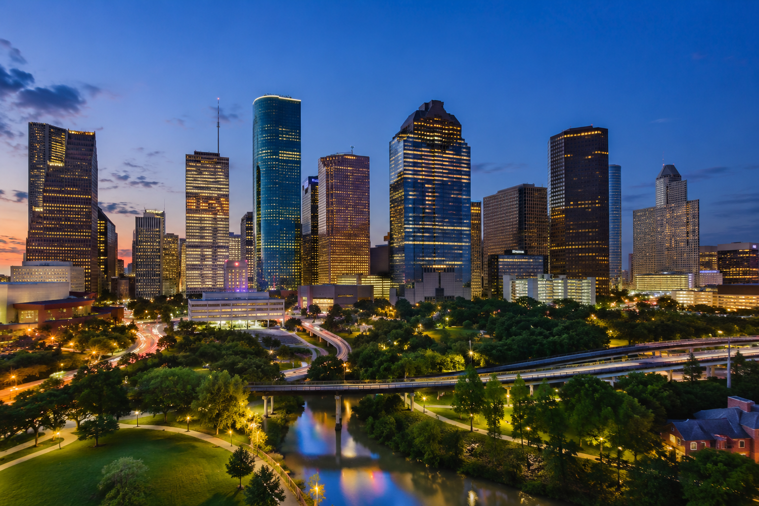 Downtown Houston skyline